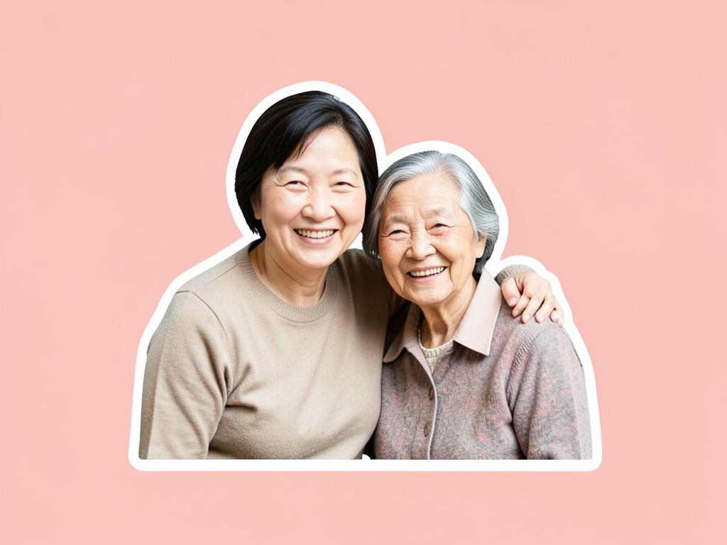 Daughter with her mother, supported by Care Together